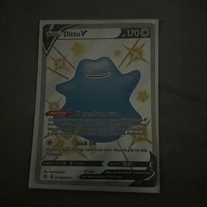 Pokemon Shining Fates Shiny Ditto V (SV118/SV122)